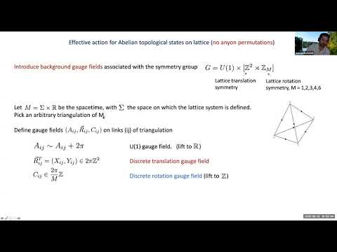 Maissam Barkeshli: Crystalline gauge fields and quantized discrete geometric response theory