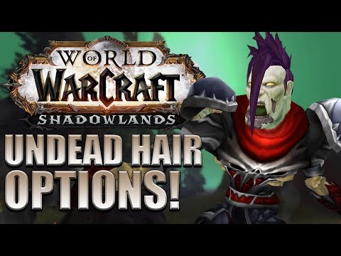 EARLY Shadowlands Undead Hairstyles Preview (Male/Female)