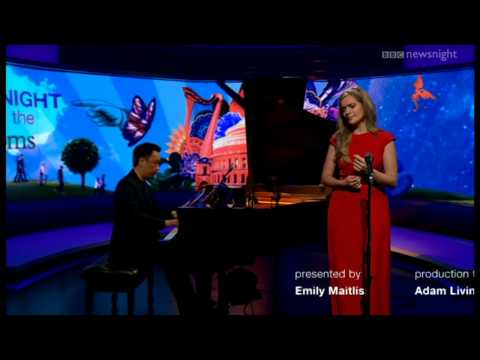 Newsnight's Proms Playout - Soprano Ruby Hughes