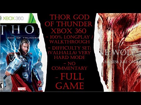 Thor God of Thunder Xbox 360 (Valhalla) Full Game 100% Walkthrough (No Commentary)