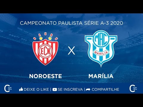 Noroeste X Marília - 29-01-20 - AO VIVO - Paulista A3 - Alfredo Castilho