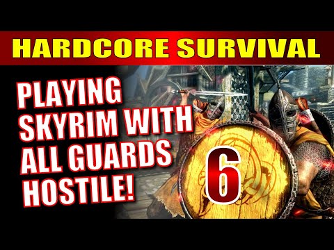 Skyrim AE Hardcore Survival Mode Walkthrough #6 - Smith 'n Slash Conclusion (Orcish Plate Armor!)