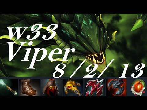 w33 Viper - win lane, counter Spectre - Secret vs Nigma game2 - BLAST Bounty Hunt - dota2