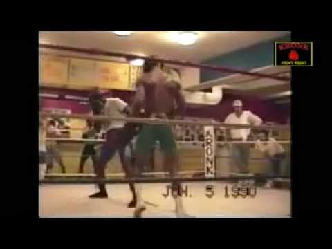 Kronk Sparring 1990.  James Toney vs. Gerald Mcclellan