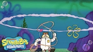 Sheriff Sandy Cheeks 🤠 vs. The Bull Worm: Episode 1 | SpongeBob
