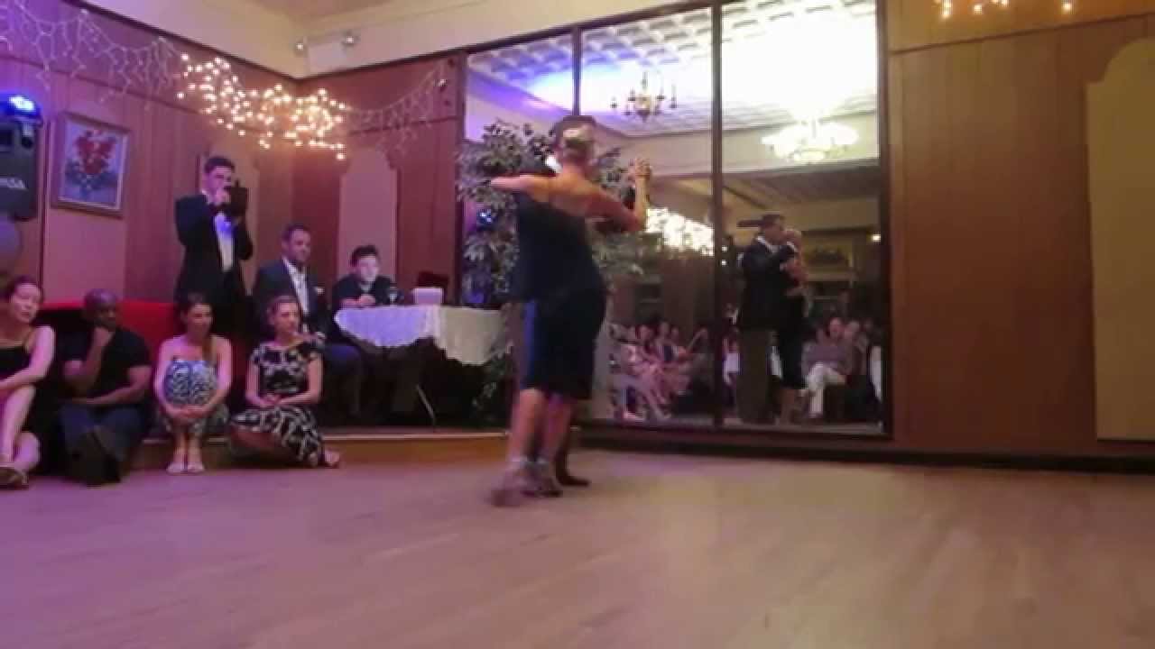 Dancers: Eleonora Kalganova & Michael Nadtochi at La Milonga Rosa ..Friday, Agugust 14, 2015