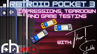 Retroid Pocket 3 Teardown & Testing // RH Live!