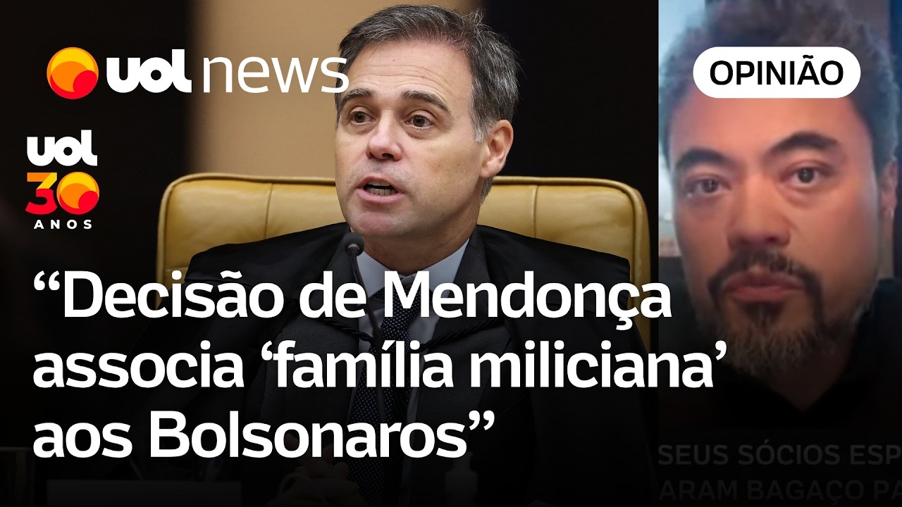 Mendonça considera Bolsonaro 'clã miliciano' ao censurar Tabet | Sakamoto