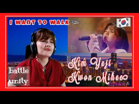 Mihee Kwon권미희 VS Yeji Kim김예지 - I want to walk - BATTLE ROUND || Filipino Taiwanese Reaction