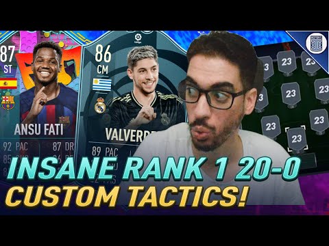 THE BEST META Custom Tactics CARRIED Me to 20-0 in FUTCHAMPS! - FIFA 23 ULTIMATE TEAM