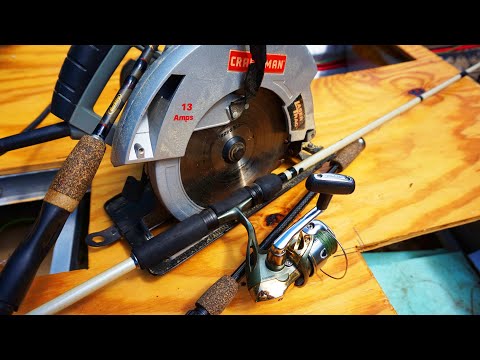 YouTube video about: How to shorten a fishing rod handle?