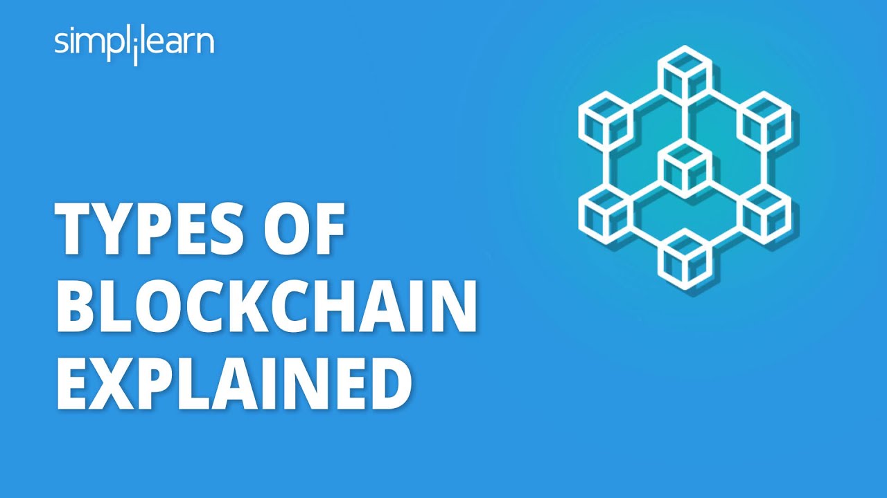Types Of Blockchain Explained | Blockchain Tutorial For Beginners | Simplilearn