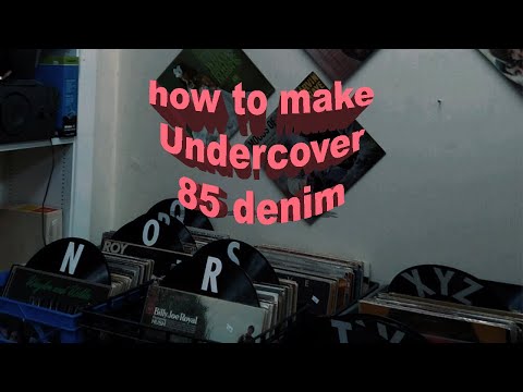 how to make undercover 85  jeans