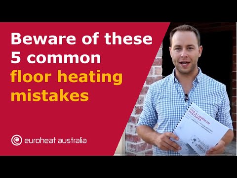 5 mistakes that will make your floor heating useless and impossible to repair