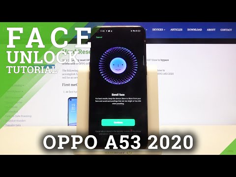 How to Enable Face Recognition Technology in OPPO A53 2020 - Face Unlock