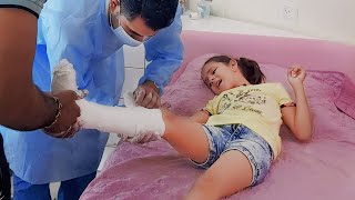 لما بنتك تبعتيها السوبر ماركت وتدعسها سيارة ويخدوها عند دكتور ويعطيها غصب عنها