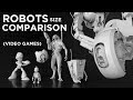 Video Game ROBOTS 3D Comparison