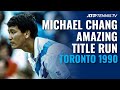 When Michael Chang Beat Agassi AND Sampras to Win Toronto 1990! | Classic Tennis Highlights