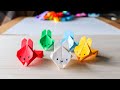 Origami Jumping Rabbit【かんたん折り紙】ぴょんぴょん跳ねるうさぎの折り方