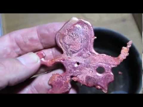 Copper pour in Water