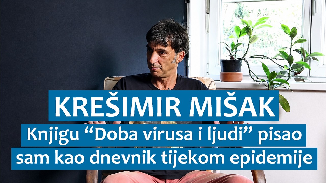 Krešimir Mišak: Knjigu "Doba virusa i ljudi" pisao sam kao dnevnik tijekom epidemije