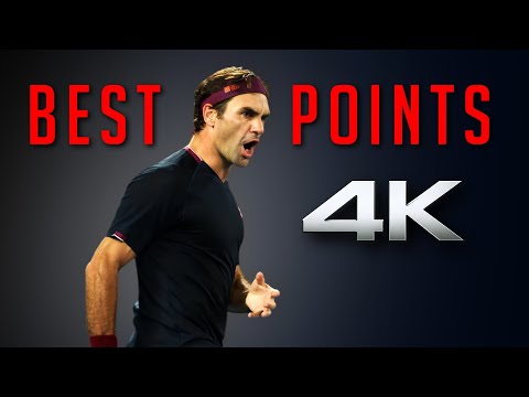 Roger Federer - Best Points in 4K | Insane Highlights