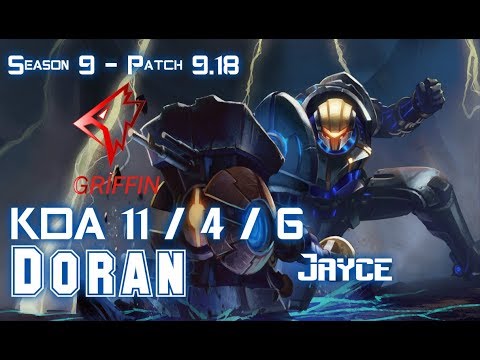 GRF Doran JAYCE vs IRELIA Top - Patch 9.18 KR Ranked