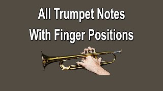 All Trumpet Notes with Finger Positions