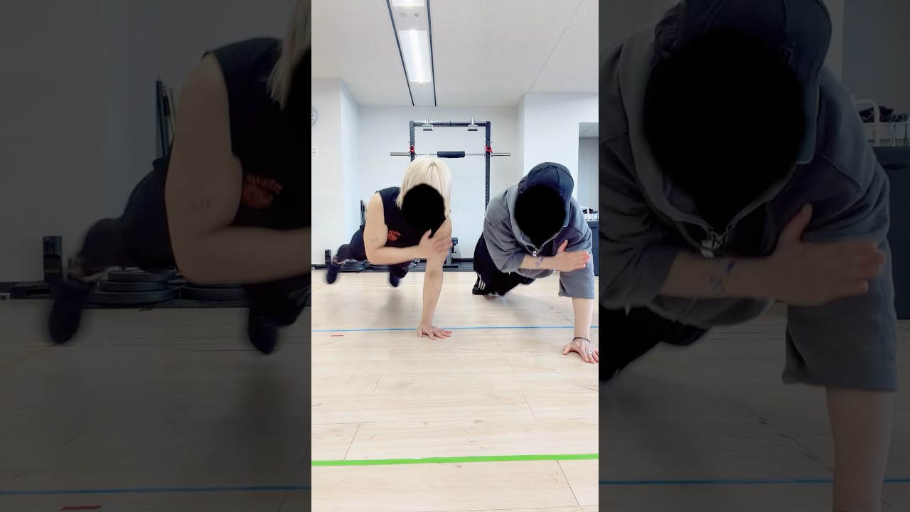 推しと消防士の筋トレやってみた‼️ #筋トレ #dance #fyp #trending