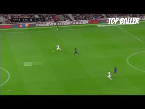 John Guidetti Goal (0-1) - Barcelona vs Alaves 2018