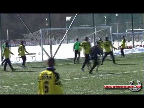 Piękna bramka dla AON Rembertów. Sparing z Victorią Kałuszyn. 23.03.2013