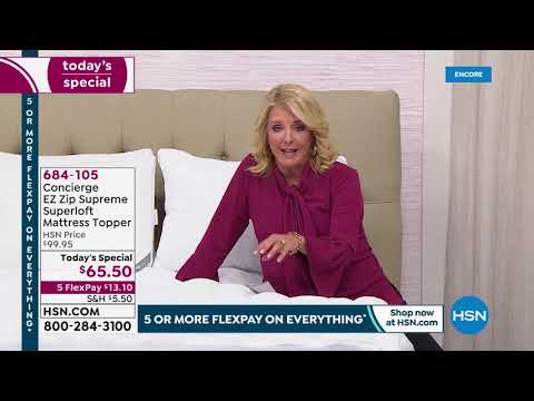 HSN | Concierge Collection Bedding 01.20.2020 - 04 AM
