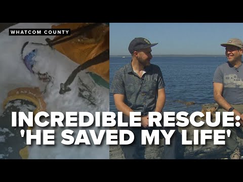 Snowboarder rescued by skier in Mt. Baker form lifelong bond: 'He saved my life'