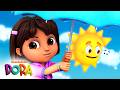 Dora S Summer Camp Weather Report Clouds And Sun ️ ️ Dora Friends