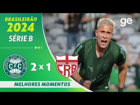 Gols e lances de Coritiba x CRB