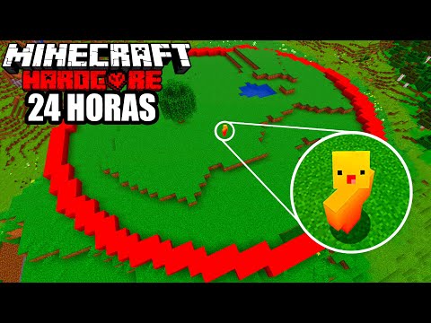 I survived 24 hours in a circle in Minecraft Hardcore.