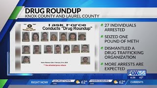 27 arrested following Laurel County, Knox County 'drug roundup'