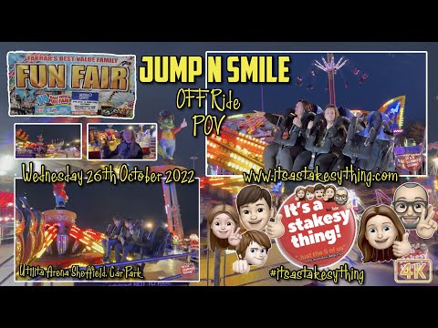 Jump N Smile off Ride POV Farrar’s Fun Fair - Sheffield 2022 #itsastakesything