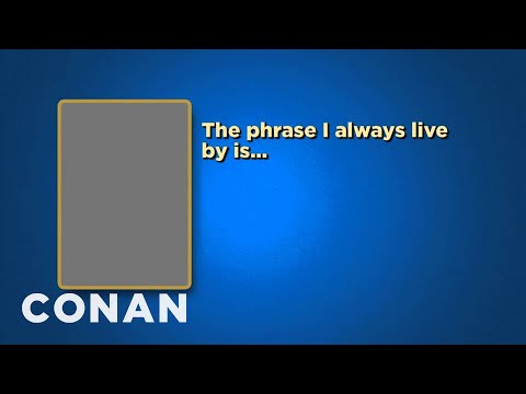 Celebrity Survey: Mitt Romney, Katie Holmes Edition | CONAN on TBS