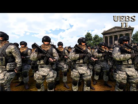 CAN 10,000 MODERN SOLDIERS DEFEAT 1,000,000 ZOMBIES ON THE OLYMPUS MOUNT? | UEBS 2