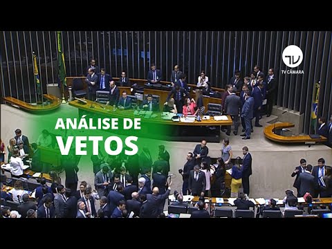 Congresso analisa vetos presidenciais polêmicos - 26/09/19