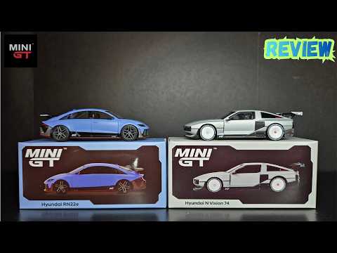 Feature Image thumbnail for the video blog They Released Them Again!  Mini GT - Hyundai N Vision 74 & Hyundai RN22e - REVIEW by  booster_diecast