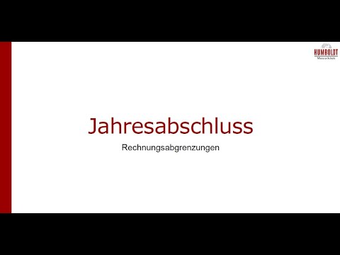 Rechnungsabgrenzungen