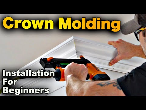 Install Crown Molding On Cabinets - 2 EASY DIY Cutting Methods