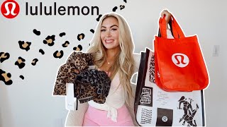 lululemon leopard print collection 🐆🤎 || Haul, Try-On, & Review *spring 2026*