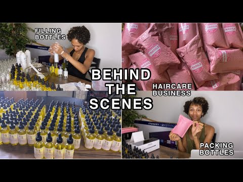 , title : 'Behind The Scenes of Launching My Haircare Business | Mixing, Labeling, Packaging, & Shipping!'