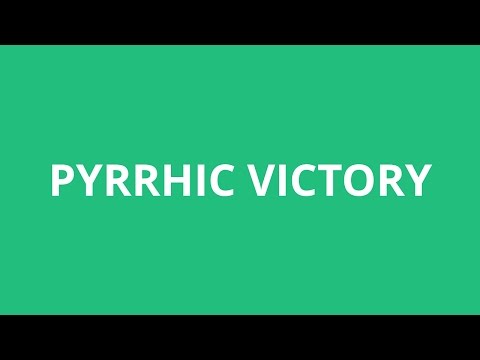 How To Pronounce Pyrrhic Victory - Pronunciation Academy