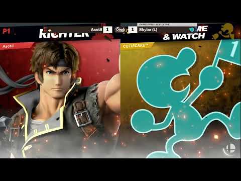 DDD30 SSBU Grand Finals - Asotil (Richter) vs Skylar (Mr Game & Watch)