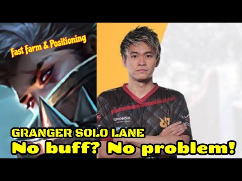 Tuturuuu Granger Gameplay Fast Farming and Positioning... Solo Lane | No Buff No Problem
