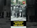 Kathmandu Protests Turn Violent Nepal Nepalprotests Kathmandu Genzrevolution Corruption